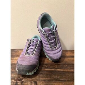 Columbia Girls Sz 2 Knight Falls Waterproof Purple & Teal Hiking Shoes